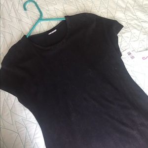 Maxi dress: Black acid washed Maria